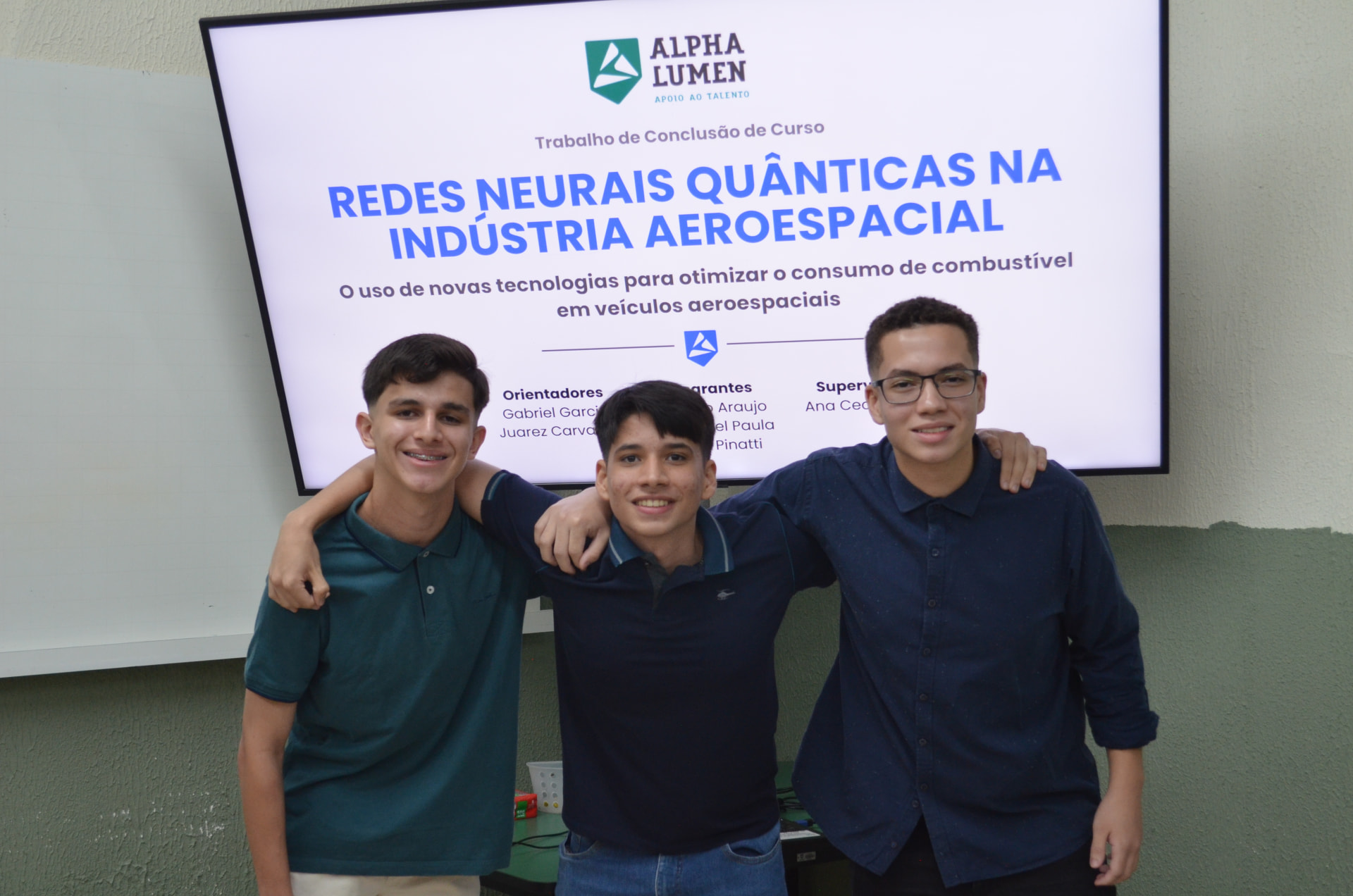 TCC — integrantes na apresentação